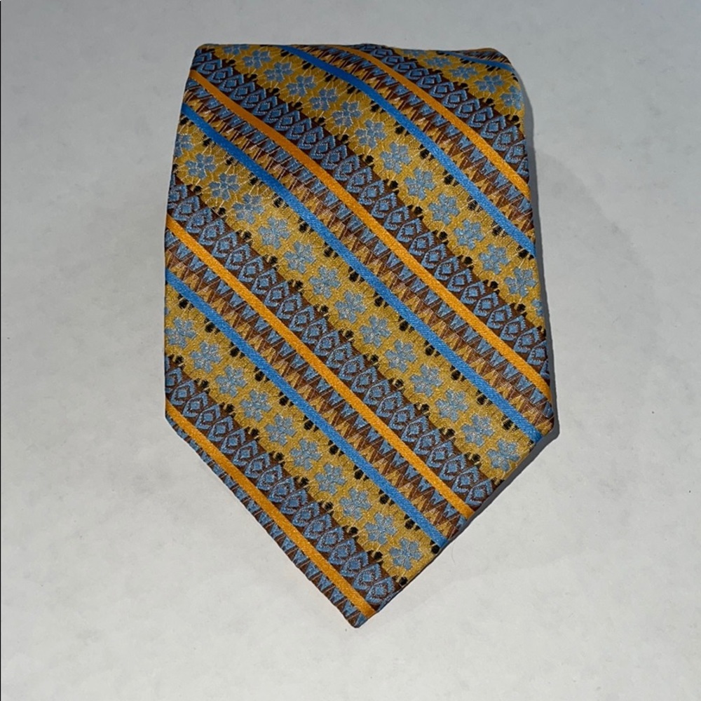 Vintage Sears The Men’s Store Tie Floral Stripe
